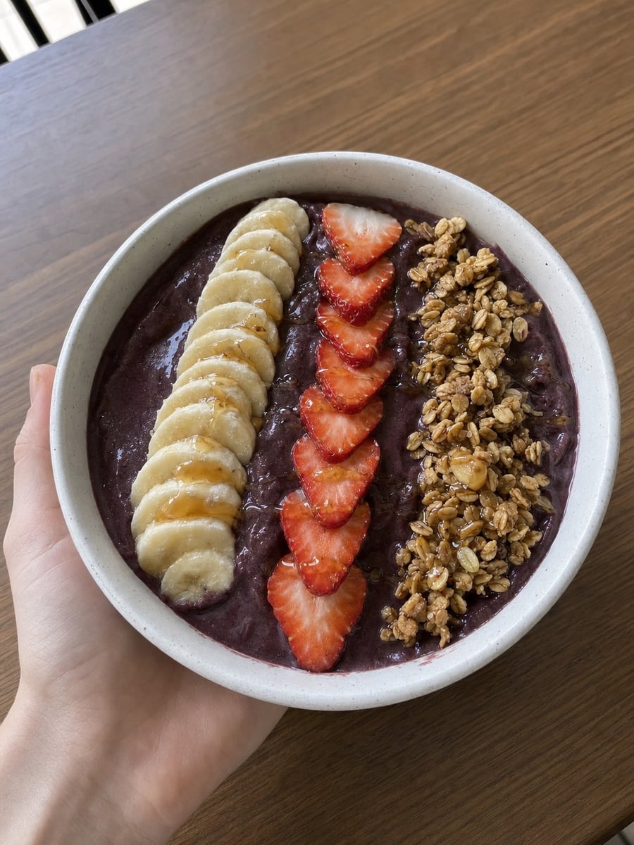 The Classic Acai Bowl, a recipe from The 10-Min Cookbook